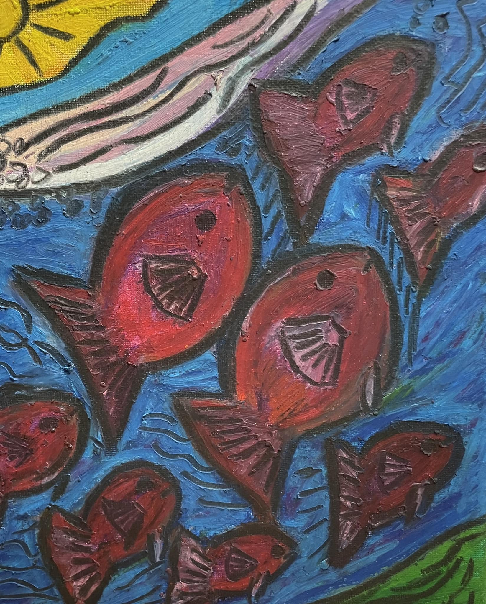 Fish School Artwork by Jeremy Raglin